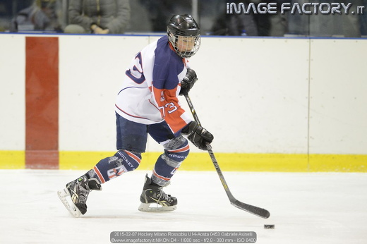 2015-02-07 Hockey Milano Rossoblu U14-Aosta 0453 Gabriele Asinelli
